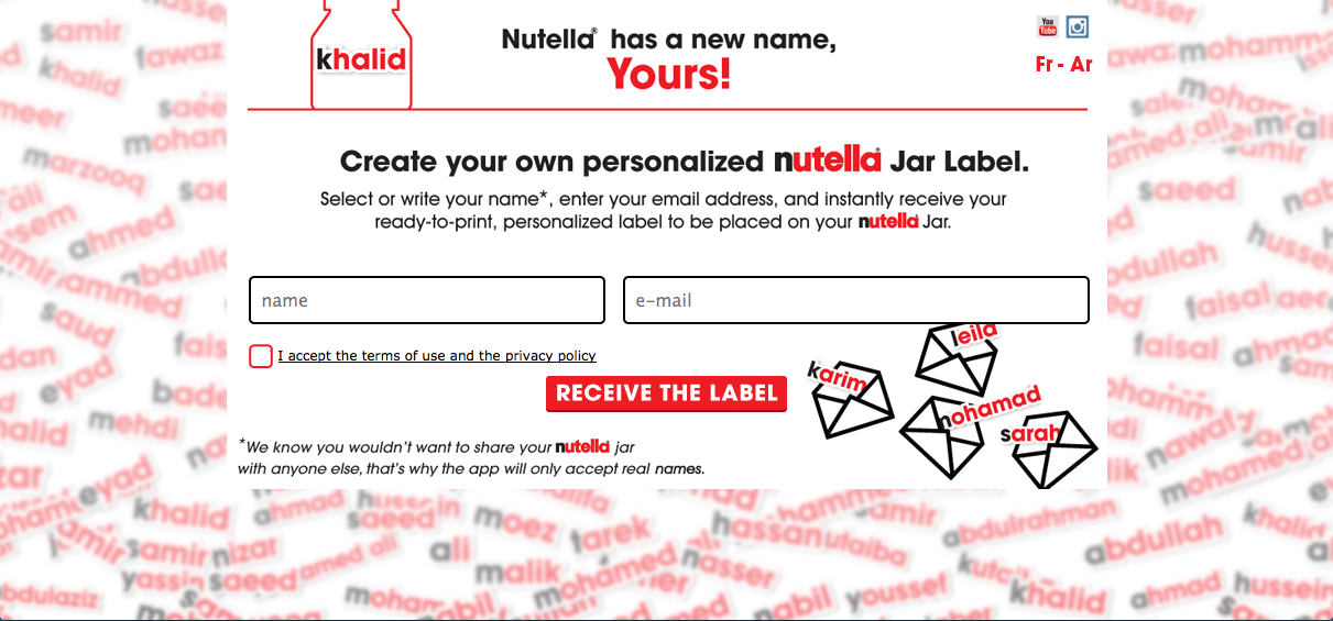 Custom Nutella Label Online Labels Ideas 2019