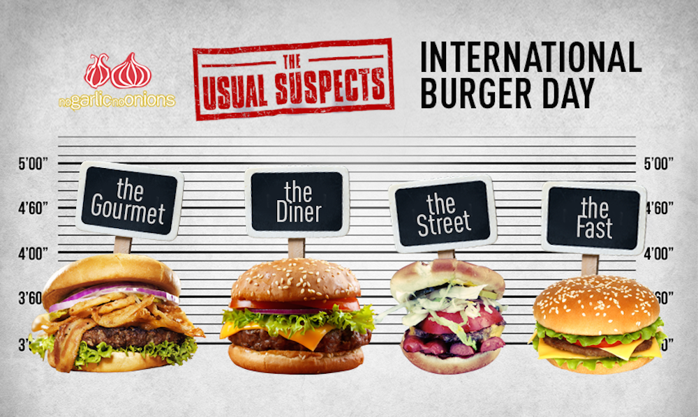 NoGarlicNoOnions-International Burger Day-2014