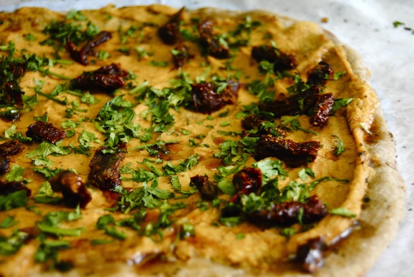 Hummus Pizza